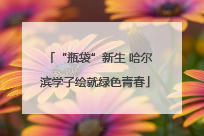 “瓶袋”新生 哈尔滨学子绘就绿色青春
