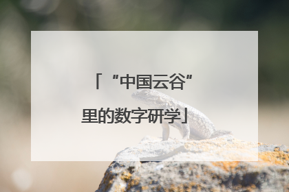 “中国云谷”里的数字研学
