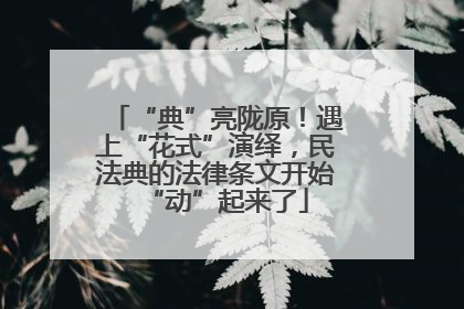 “典”亮陇原！遇上“花式”演绎，民法典的法律条文开始“动”起来了