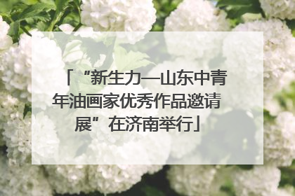 “新生力—山东中青年油画家优秀作品邀请展”在济南举行