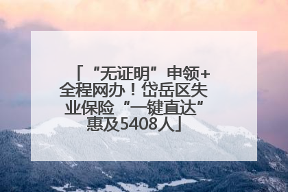 “无证明”申领+全程网办！岱岳区失业保险“一键直达”惠及5408人