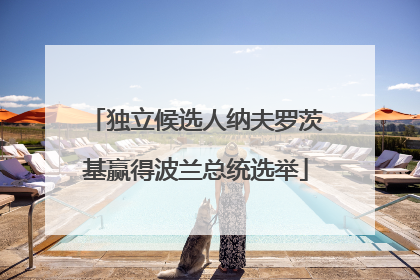 独立候选人纳夫罗茨基赢得波兰总统选举