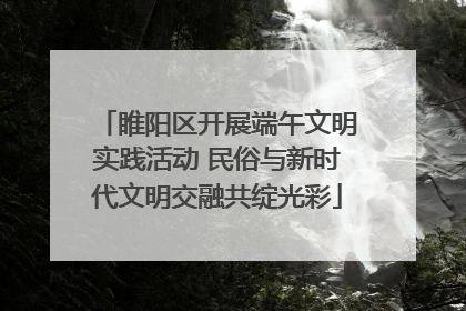 睢阳区开展端午文明实践活动 民俗与新时代文明交融共绽光彩