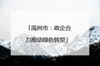 禹州市：政企合力推动绿色转型