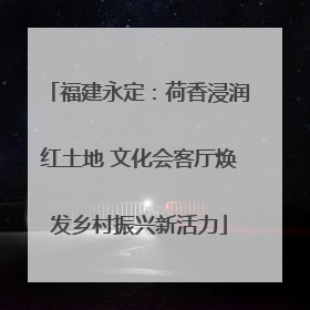 福建永定：荷香浸润红土地 文化会客厅焕发乡村振兴新活力
