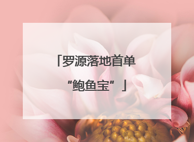 罗源落地首单“鲍鱼宝”