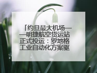 约旦最大机场——明捷航空货运站正式投运：罗地格工业自动化方案驱动中东物流未来新航向