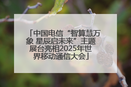 中国电信“智算慧万象 星辰启未来”主题展台亮相2025年世界移动通信大会