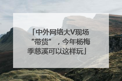 中外网络大V现场“带货”，今年杨梅季慈溪可以这样玩