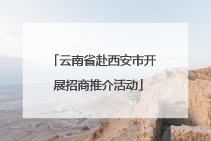 云南省赴西安市开展招商推介活动
