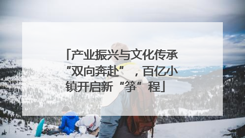 产业振兴与文化传承“双向奔赴”，百亿小镇开启新“筝”程