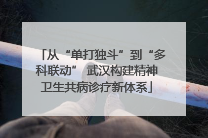 从“单打独斗”到“多科联动” 武汉构建精神卫生共病诊疗新体系
