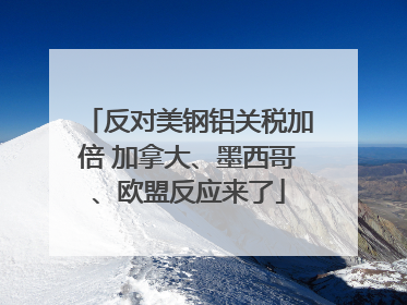 反对美钢铝关税加倍 加拿大、墨西哥、欧盟反应来了