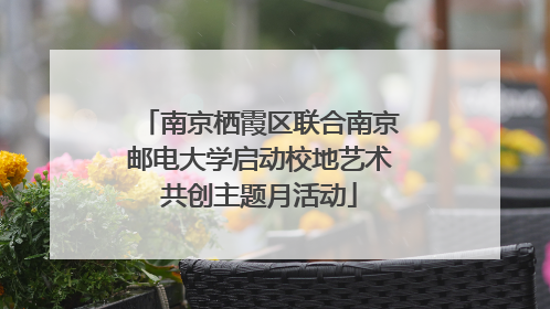 南京栖霞区联合南京邮电大学启动校地艺术共创主题月活动