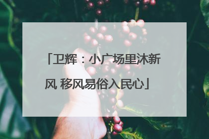 卫辉：小广场里沐新风 移风易俗入民心