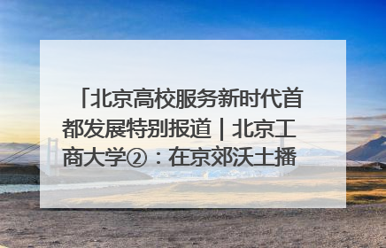北京高校服务新时代首都发展特别报道｜北京工商大学②：在京郊沃土播撒科技创新的种子