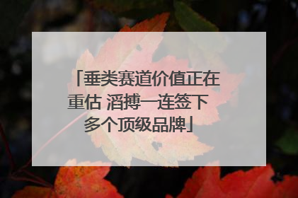 垂类赛道价值正在重估 滔搏一连签下多个顶级品牌