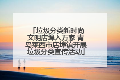 垃圾分类新时尚 文明店埠入万家 青岛莱西市店埠镇开展垃圾分类宣传活动