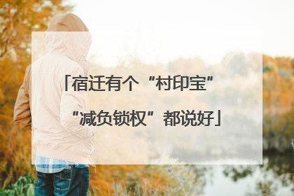宿迁有个“村印宝” “减负锁权”都说好