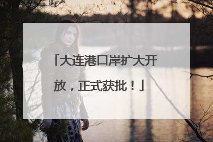 大连港口岸扩大开放，正式获批！