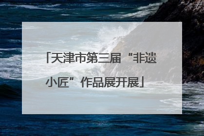 天津市第三届“非遗小匠”作品展开展