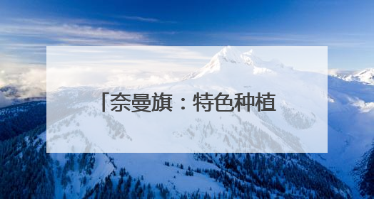奈曼旗：特色种植“鼓了”农民腰包