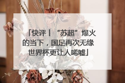 快评丨“苏超”爆火的当下，国足再次无缘世界杯更让人唏嘘