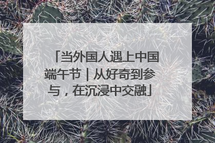 当外国人遇上中国端午节｜从好奇到参与，在沉浸中交融