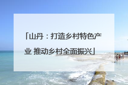 山丹：打造乡村特色产业 推动乡村全面振兴
