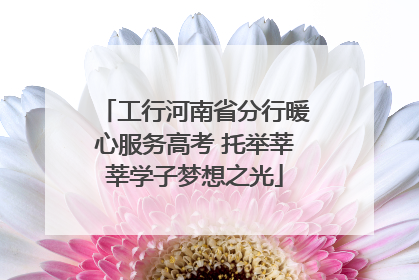 工行河南省分行暖心服务高考 托举莘莘学子梦想之光
