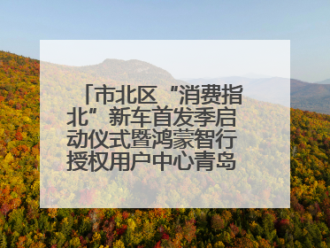 市北区“消费指北”新车首发季启动仪式暨鸿蒙智行授权用户中心青岛重庆南路开业盛典成功举办