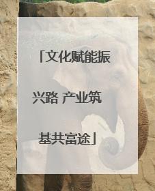 文化赋能振兴路 产业筑基共富途