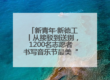新青年·新德工丨从接驳到送别，1200名志愿者书写音乐节最美“新青年答卷”