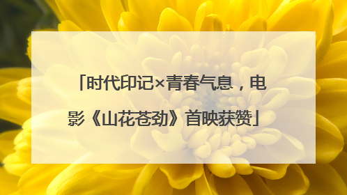 时代印记×青春气息，电影《山花苍劲》首映获赞