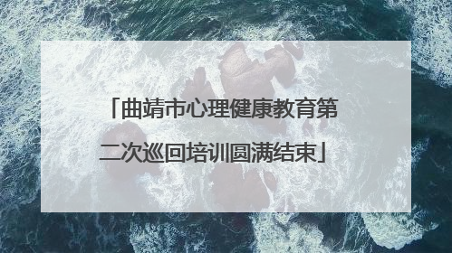 曲靖市心理健康教育第二次巡回培训圆满结束