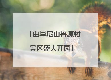 曲阜尼山鲁源村景区盛大开园