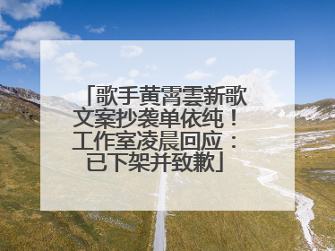歌手黄霄雲新歌文案抄袭单依纯！工作室凌晨回应：已下架并致歉