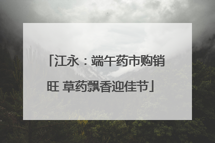 江永：端午药市购销旺 草药飘香迎佳节