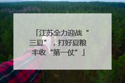 江苏全力迎战“三夏”，打好夏粮丰收“第一仗”