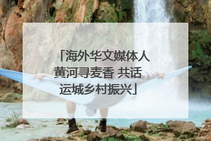 海外华文媒体人黄河寻麦香 共话运城乡村振兴