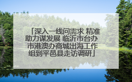 深入一线问需求 精准助力谋发展 临沂市台办 市港澳办商城出海工作组到平邑县走访调研