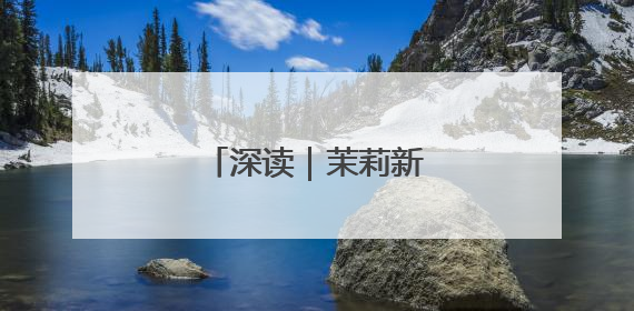 深读｜茉莉新生 跨界绽放