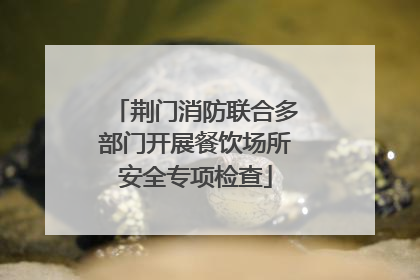 荆门消防联合多部门开展餐饮场所安全专项检查