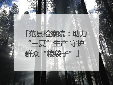 范县检察院：助力“三夏”生产 守护群众“粮袋子”
