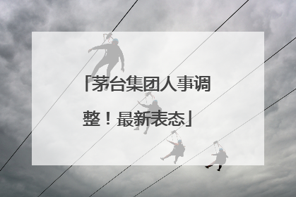 茅台集团人事调整！最新表态