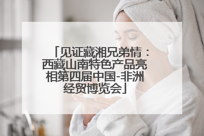 见证藏湘兄弟情：西藏山南特色产品亮相第四届中国-非洲经贸博览会