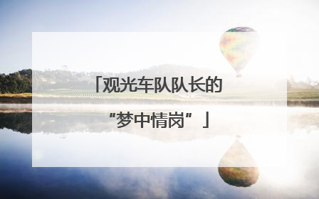 观光车队队长的“梦中情岗”