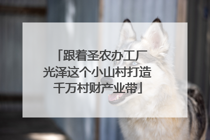 跟着圣农办工厂 光泽这个小山村打造千万村财产业带