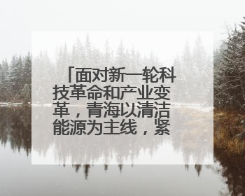 面对新一轮科技革命和产业变革，青海以清洁能源为主线，紧抓算力这个数字经济的“血液”、科技主权的“筹码”、产业升级的“杠杆”、绿色转型的“支点”，勇于撬动国家“双碳”战略、“东数西算”工程重大发展新机遇