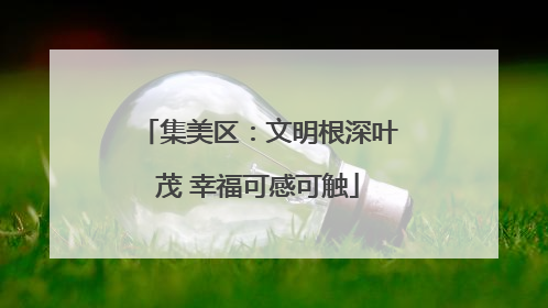集美区：文明根深叶茂 幸福可感可触